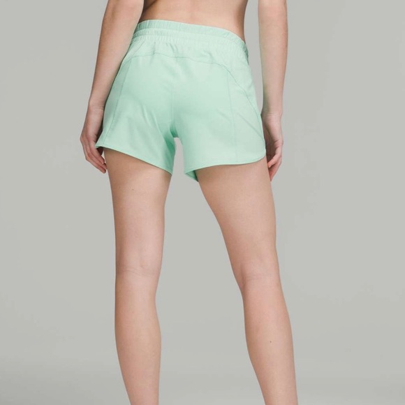 Lululemon Track That Mid-Rise Lined Short 5", Wild Mint, Size 2 - Picture 8 of 9